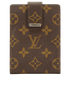Louis Vuitton Cheque Book Holder, &pound;110, Accessories, Brown, Canvas, Front view